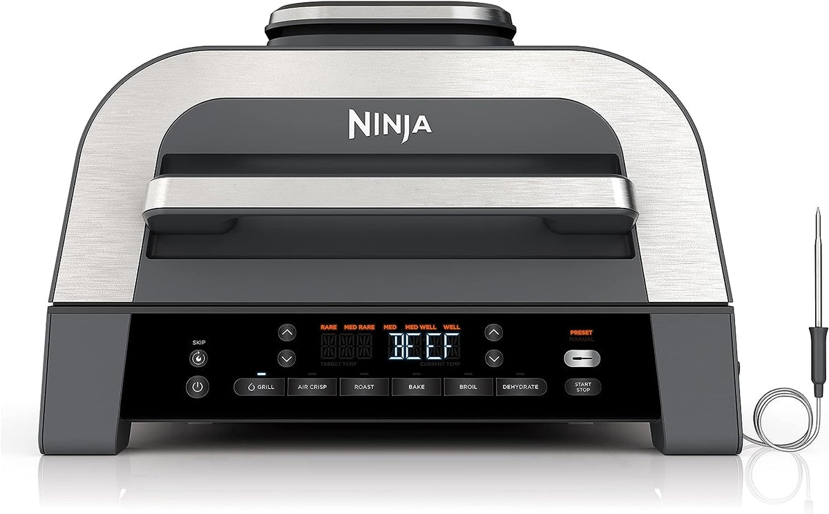 Black Indoor Grill with Air Fry U12072