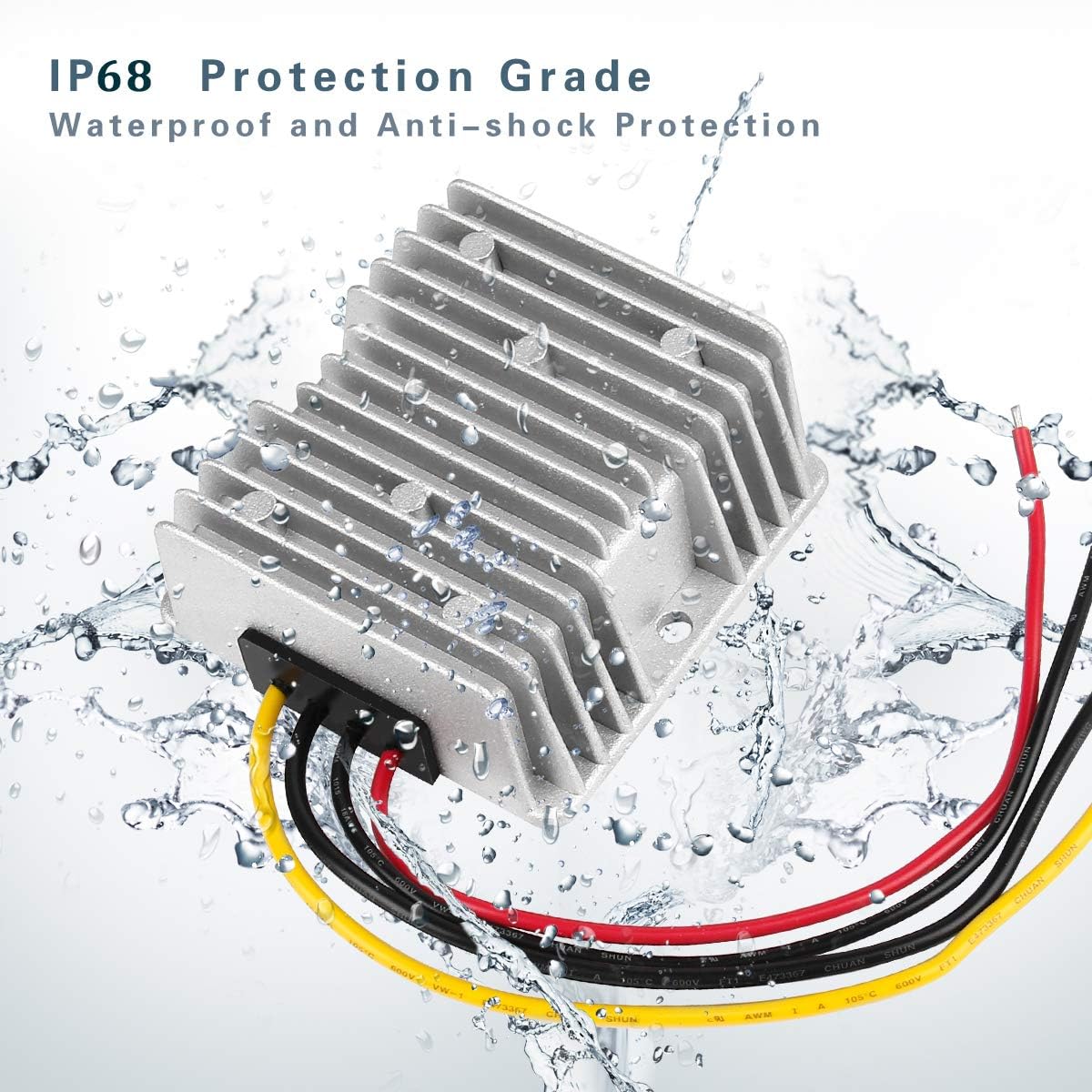 36V to 12V 10A 120W Waterproof Step Down Voltage Converter K425011