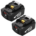 2-Pack 6.0Ah Lithium-ion Battery Compatible with Makita 18V D547106