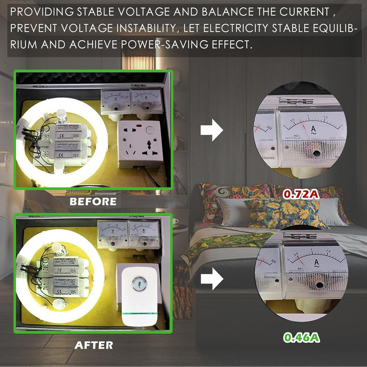 Energy Saving Device US Plug 90V-250V 30KW (6 PCS) N36080