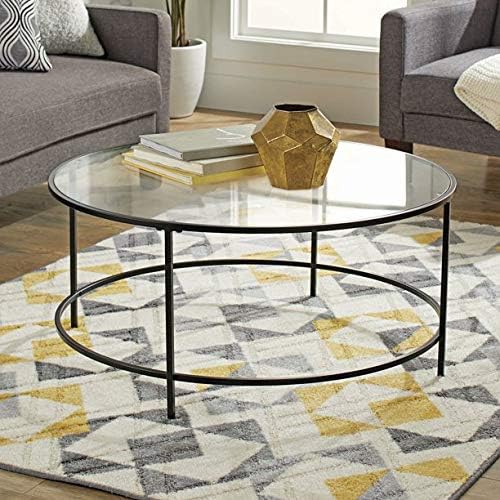 5-Open Shelves Gold Bookcase F497
