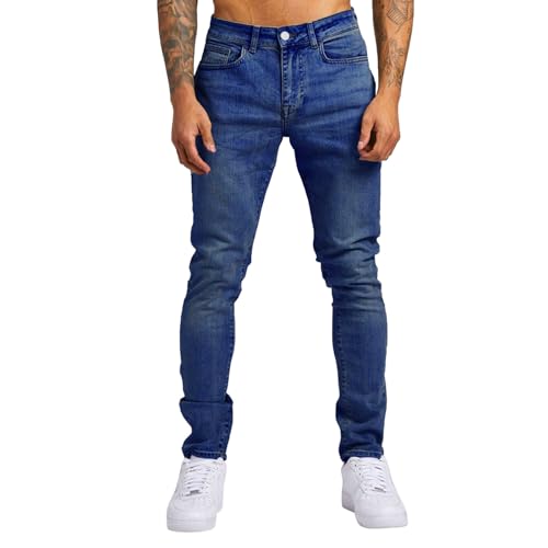 Regular Fit Straight Leg Denim Jeans A536707