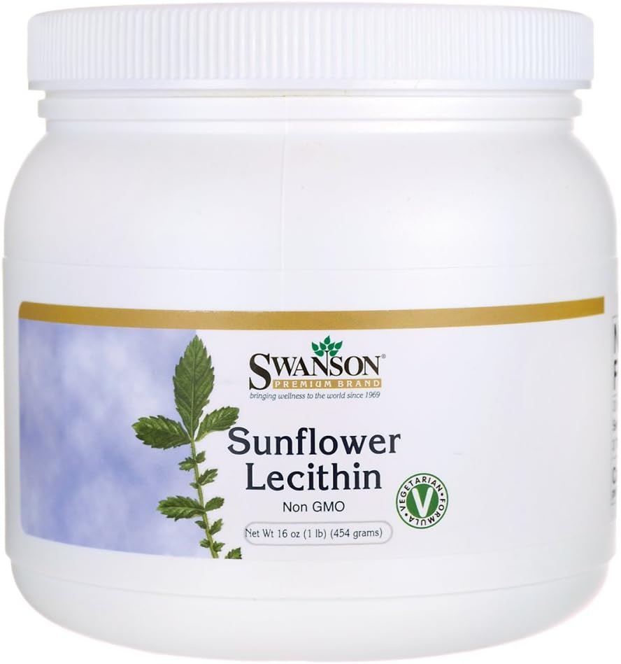 Non-GMO Sunflower Lecithin Powder 16 Ounce V81660