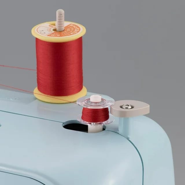 17-Stitch Portable Full-Size Sewing Machine, White H6675