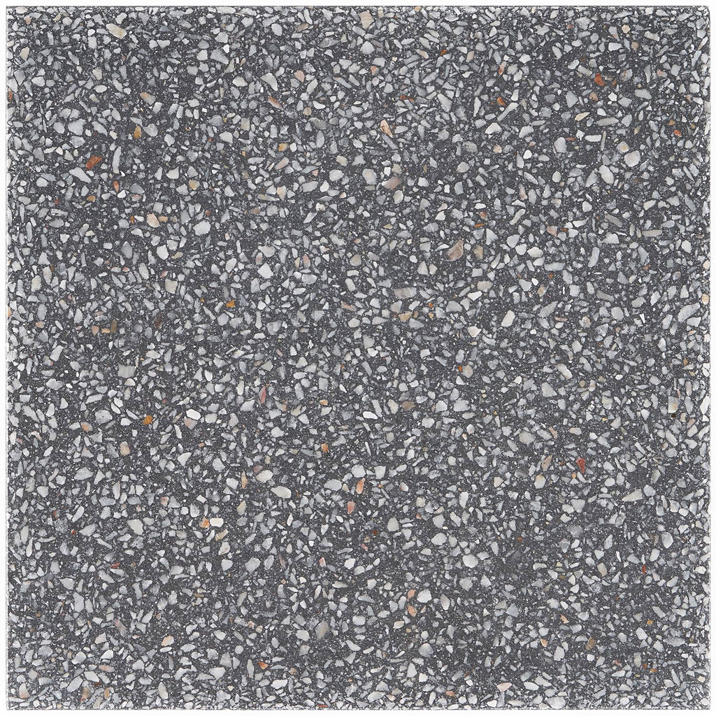 Gray 16 in. x 16 in. Polished Cement Square Floor and Wall Tile V53154