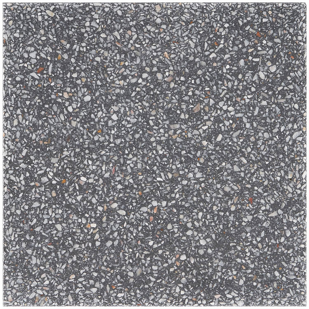 Gray 16 in. x 16 in. Polished Cement Square Floor and Wall Tile V53154