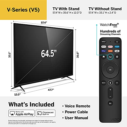 65-Inch 4K UHD LED HDR Smart TV I4553