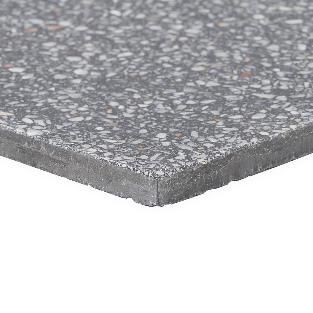 Gray 16 in. x 16 in. Polished Cement Square Floor and Wall Tile V53154