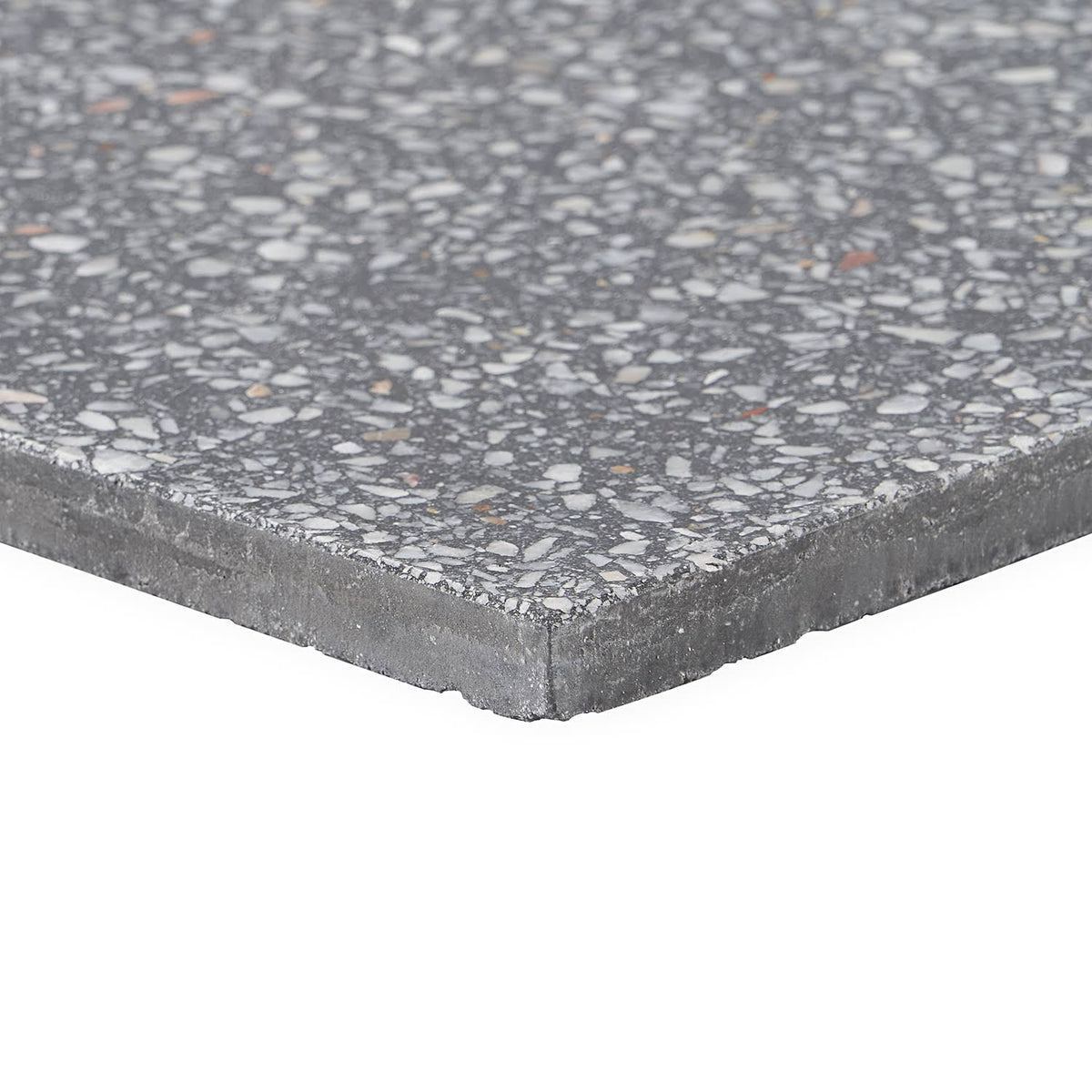 Gray 16 in. x 16 in. Polished Cement Square Floor and Wall Tile V53154