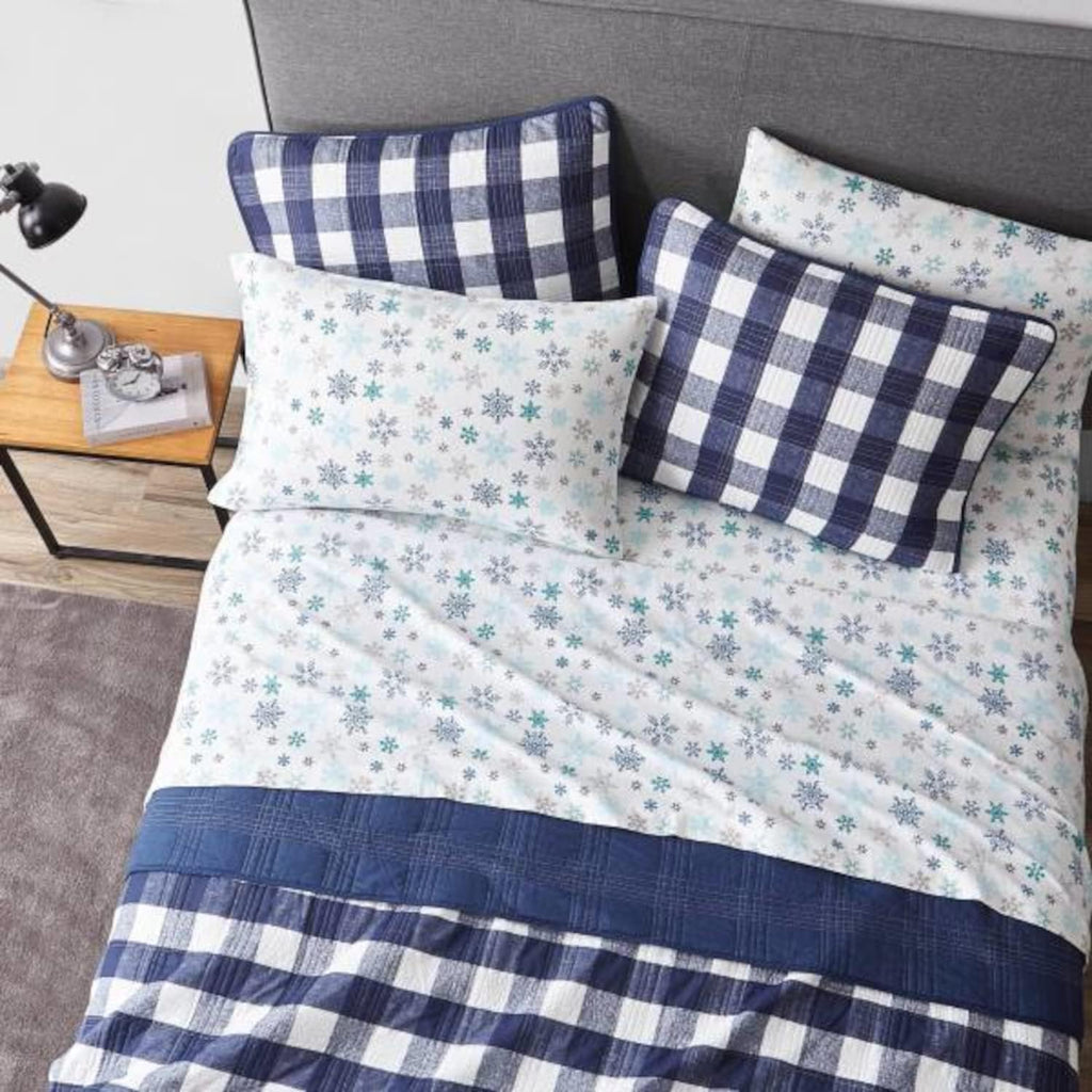 Queen Cotton Flannel Bedding Set A423755
