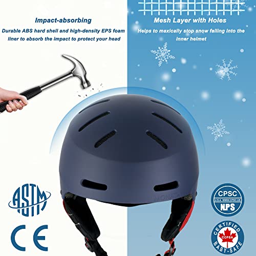 Ski Helmet Snowboard Helmet with Ear Pads I3360