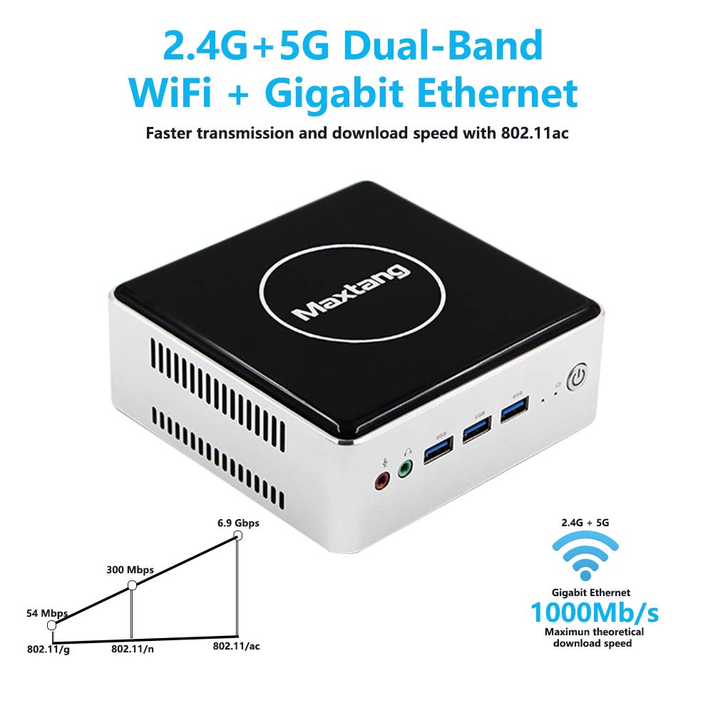 8G DDR4 512G M.2 NVMe SSD Mini PC T866194