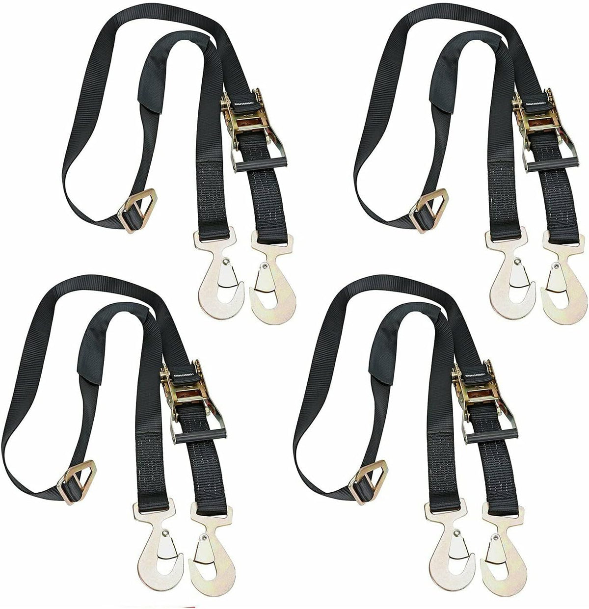 Heavy Duty Ratchet Straps 4 Pack 8 ft Blue C434