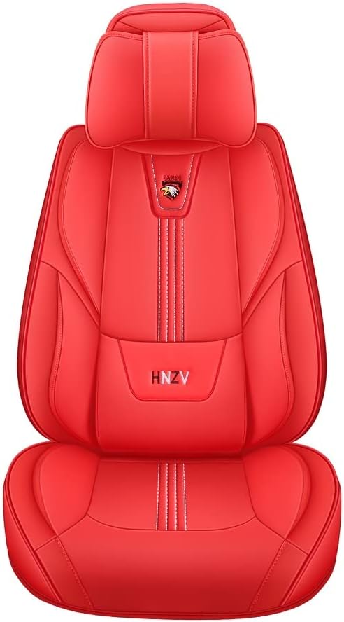 Car Seat Covers Full Set with Eagles Pattern Red D729081