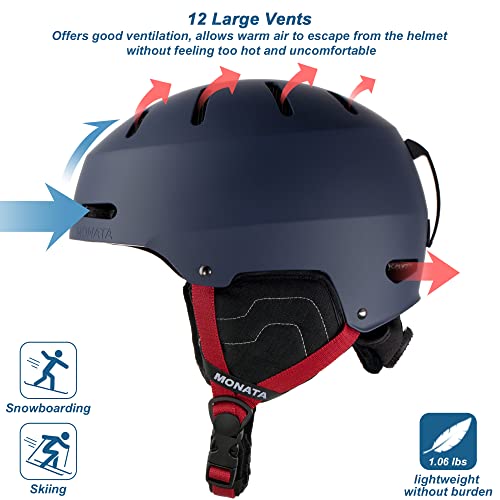 Ski Helmet Snowboard Helmet with Ear Pads I3360