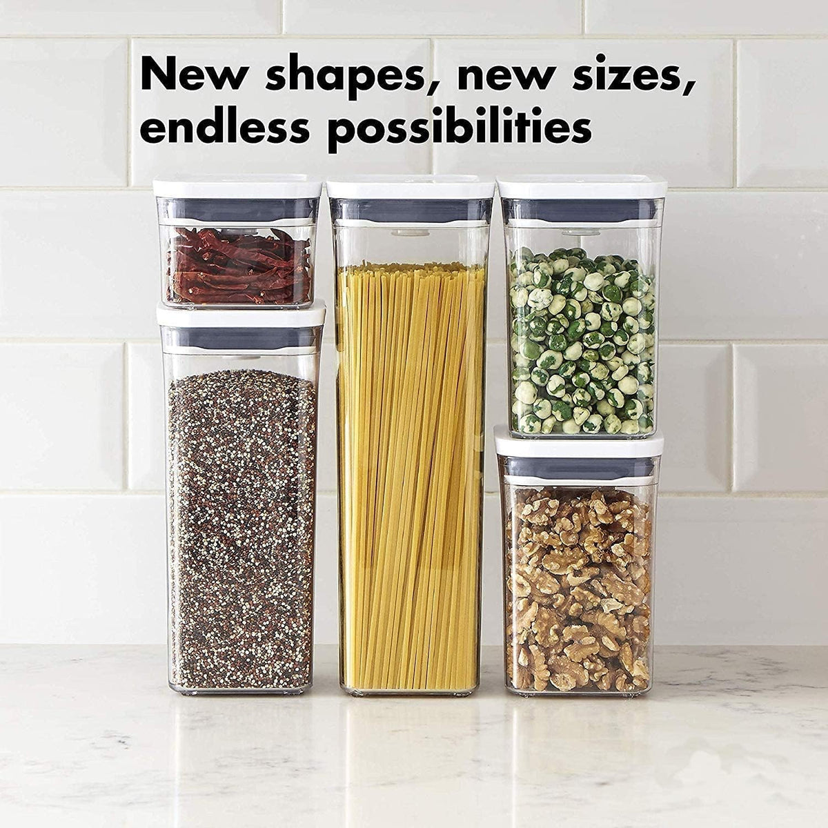 1.7 Qt Rectangle Airtight Food Storage Container Set of 4 Y7712