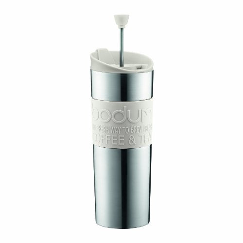 Black 15oz Vacuum Insulated Stainless Steel Travel Press S330