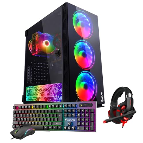 Gaming PC Tower Computer Desktop - AMD Ryzen 7 5700G Processor - GeForce RTX 3060 12GB - 32GB DDR4 - 1TB SSD - Windows 11 Pro F20522