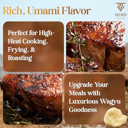 Grass Fed Grass Finished Wagyu Beef Tallow 2 LB X605756