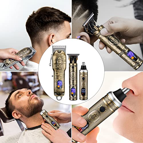 4 in 1 Cordless Hair Clippers Set (Gray) Y4510