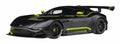 Matt Black with Lime Green Stripes 1/18 Model Car P4549
