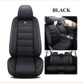 Leather Car Seat Covers Full Set Waterproof Black M78475