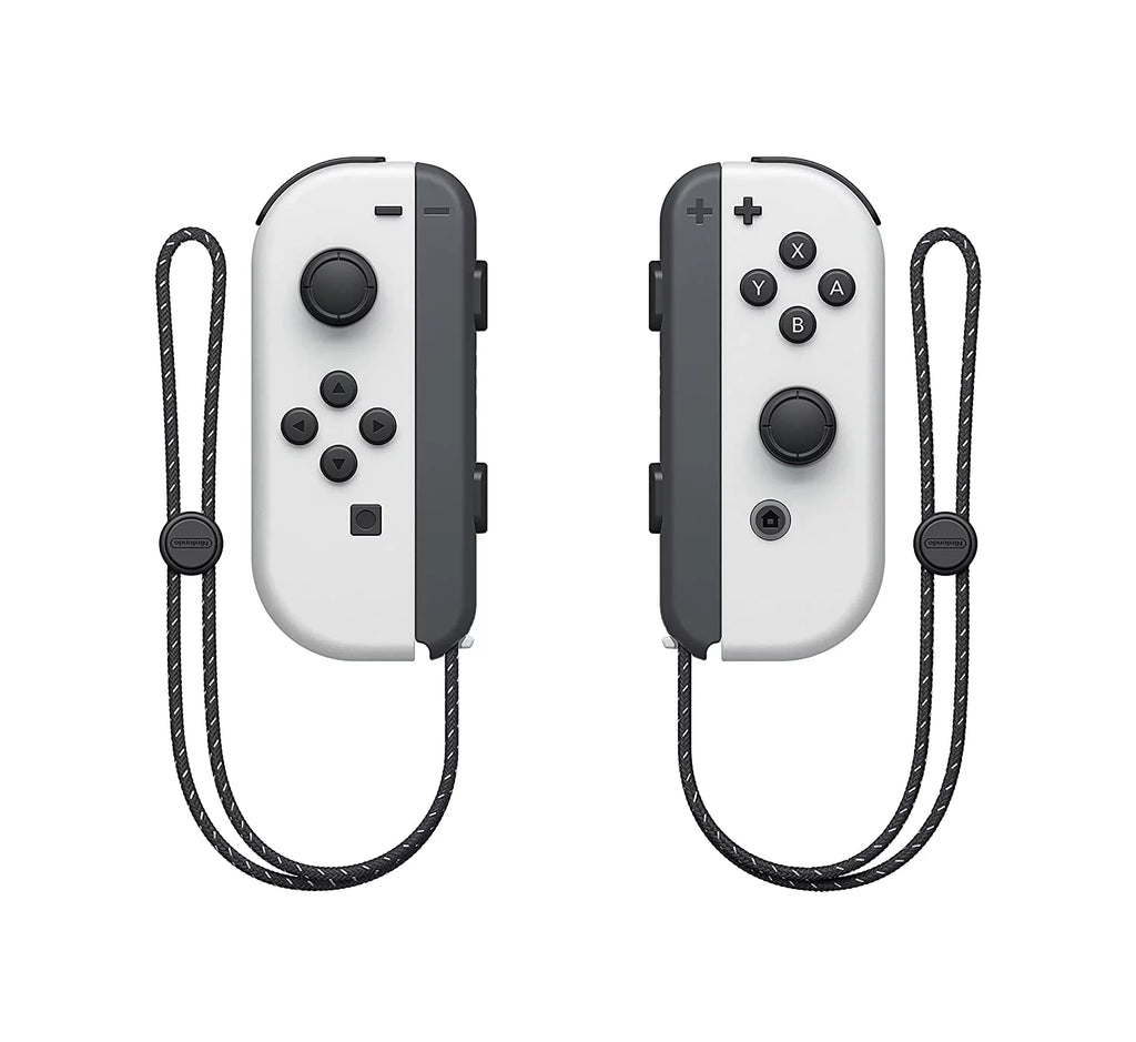 Nintendo Switch OLED White Joy-Con Console & Controller Skin Voucher Bundle I72474