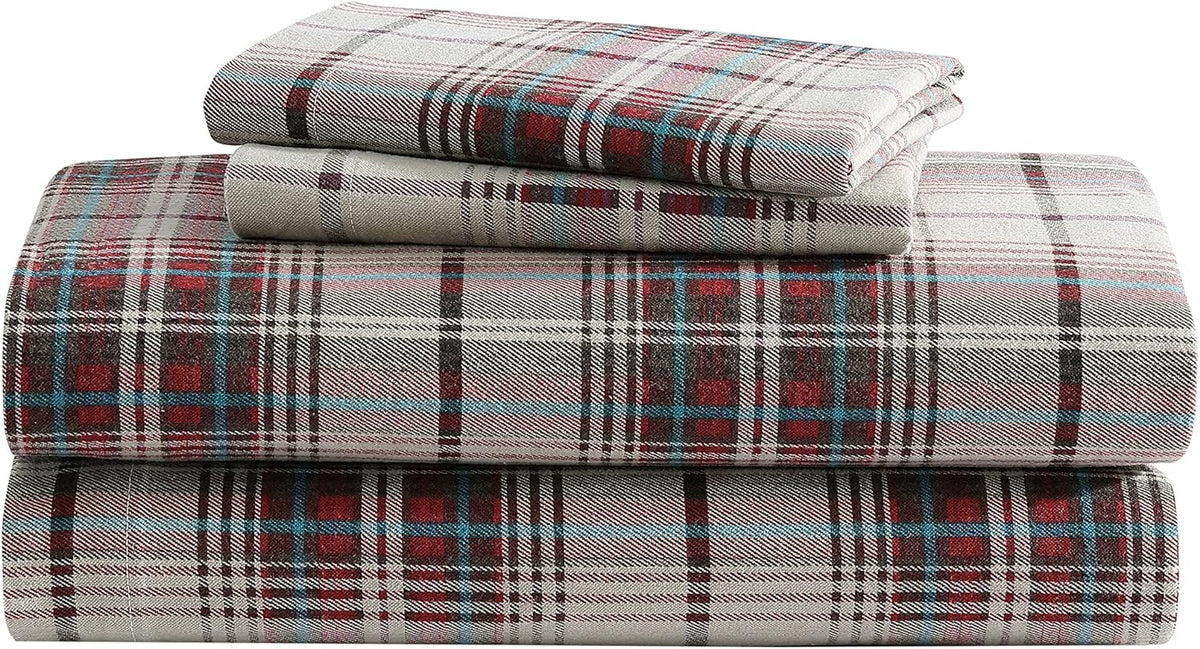 Queen Cotton Flannel Bedding Set A423755