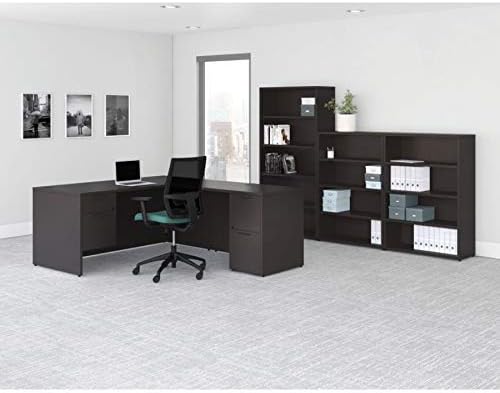 Espresso Laminate Bookcase M6108