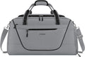 Grey Gym Duffle Bag with Lock and Shoe Compartment R271