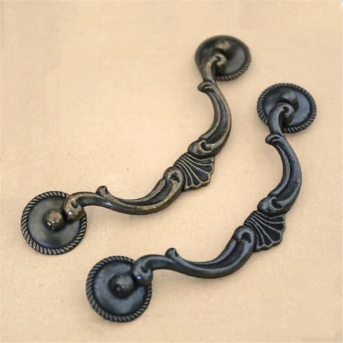 Antique Black Oversized Zinc Alloy Drawer Handles Length 170mm K524276