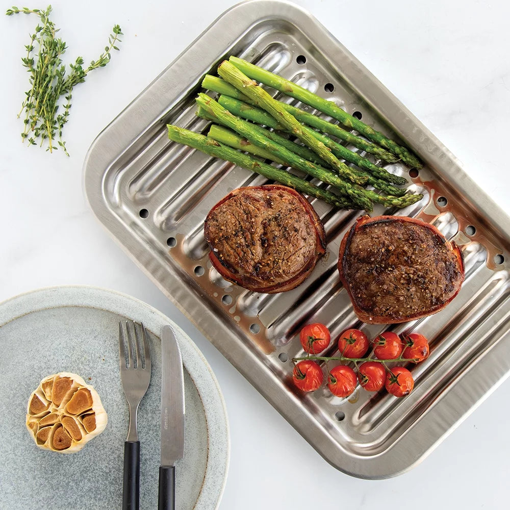 2 Piece Classic Broiler Pan D1014