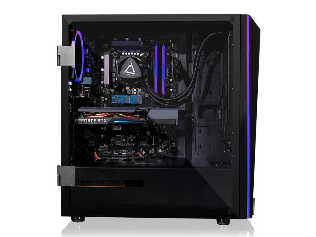 Liquid Cooled Intel Core i7 10700KF 8-Core Processor 32GB DDR4 Memory GeForce RTX 3060 12GB Graphics 500GB SSD 4TB HDD Windows 11 Home Desktop V564