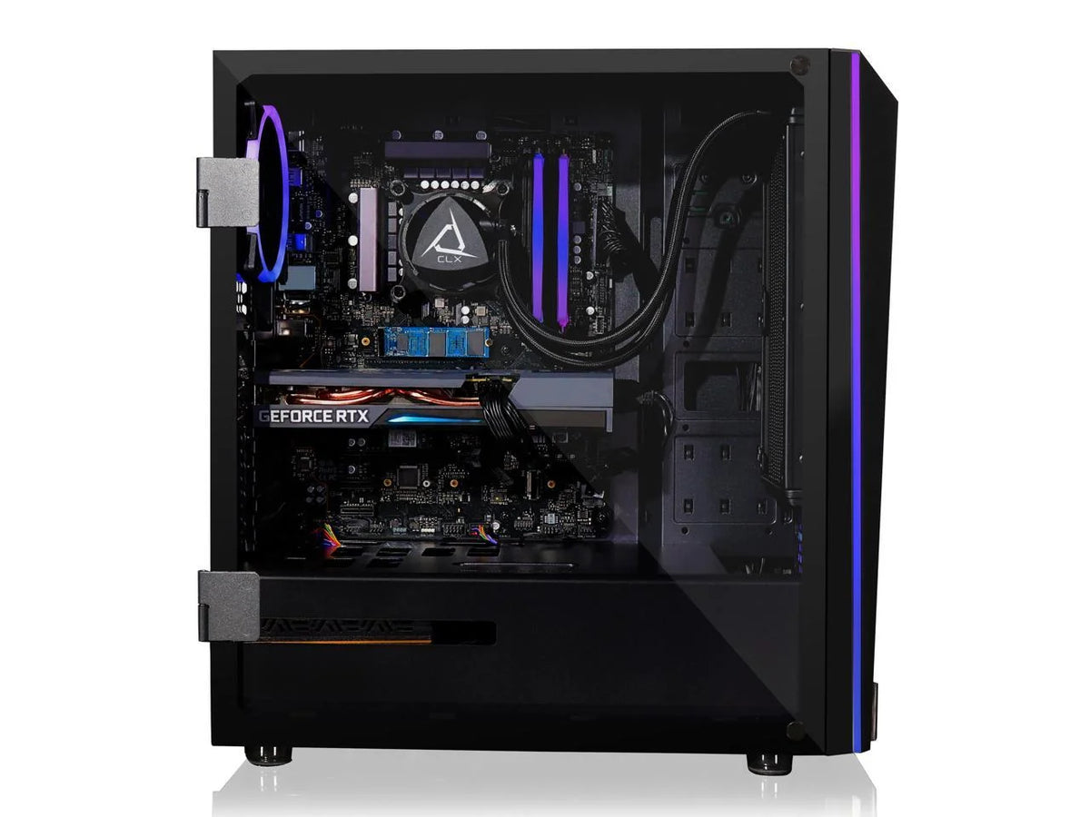 Liquid Cooled Intel Core i7 10700KF 8-Core Processor 32GB DDR4 Memory GeForce RTX 3060 12GB Graphics 500GB SSD 4TB HDD Windows 11 Home Desktop V564