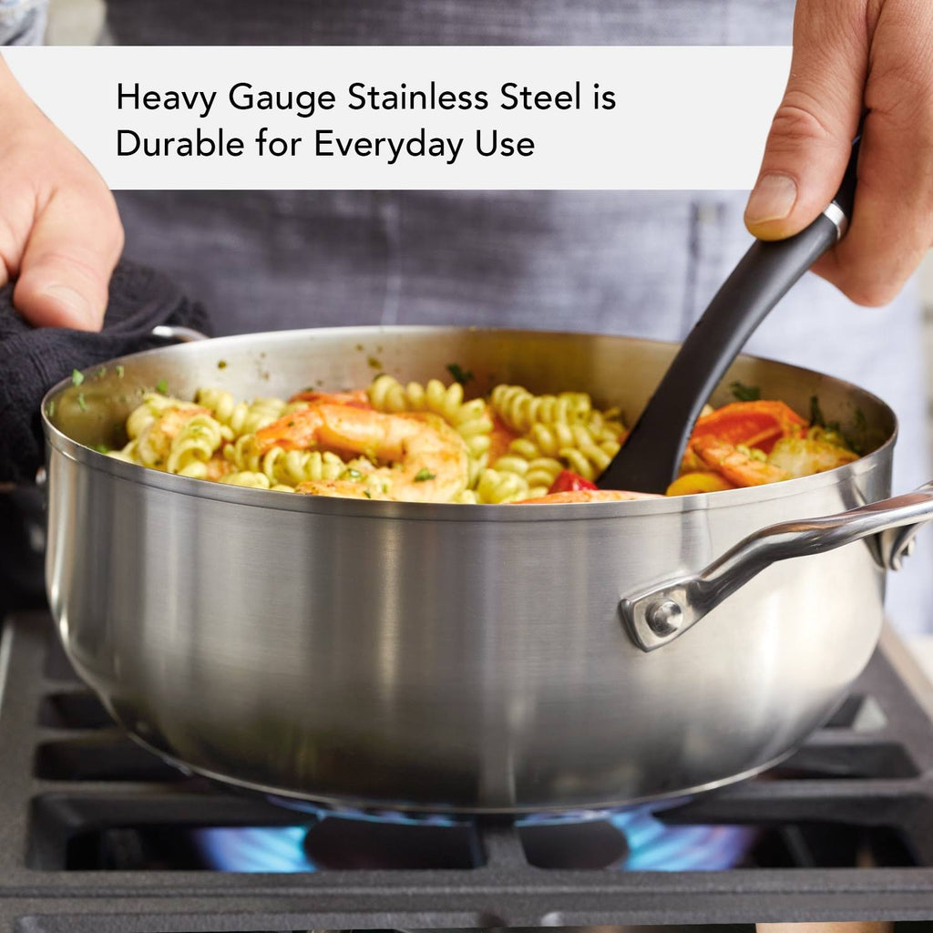 Stainless Steel 4qt Casserole with Lid T2529