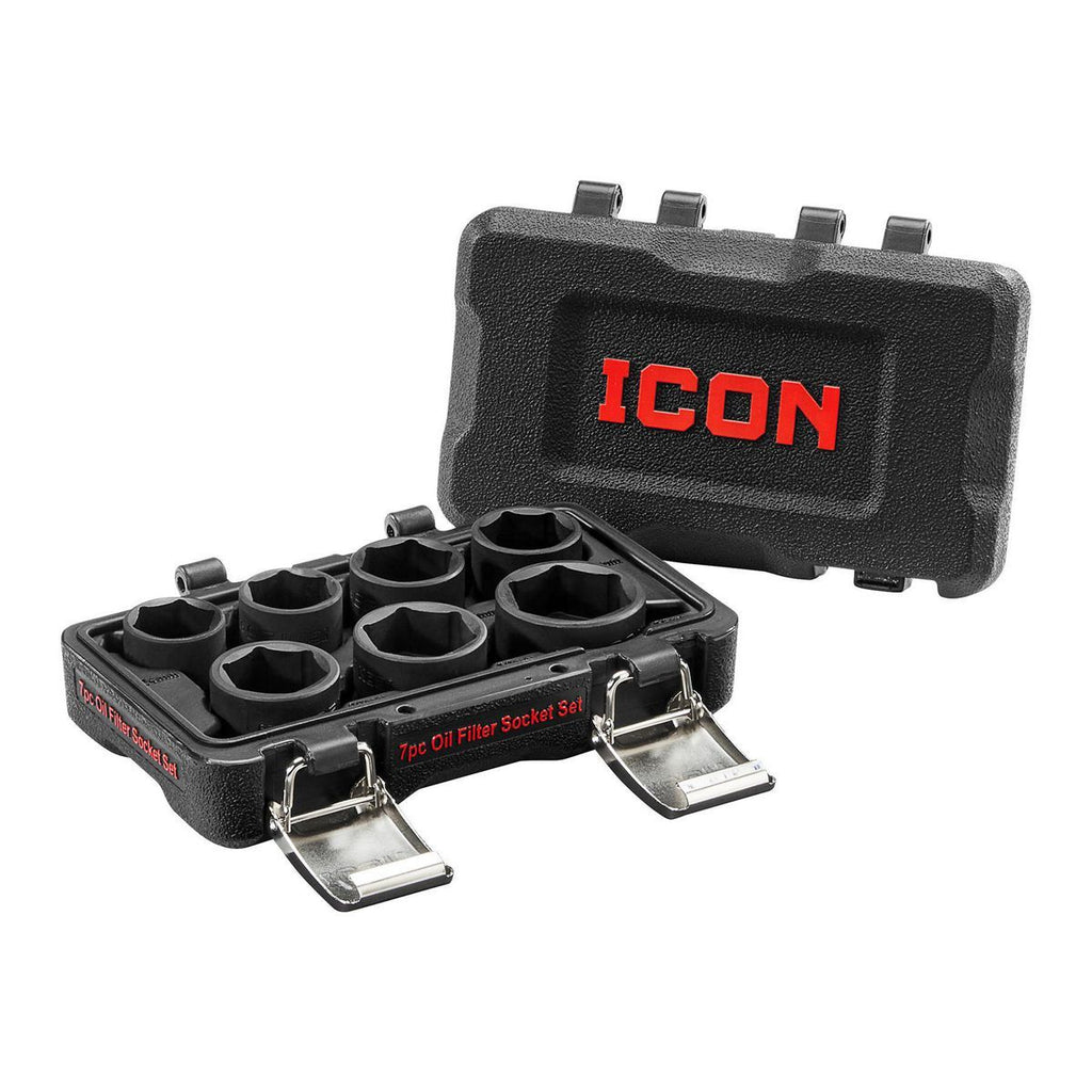 3/8 in. Drive Oil Filter Sockets, 7-Piece P54011