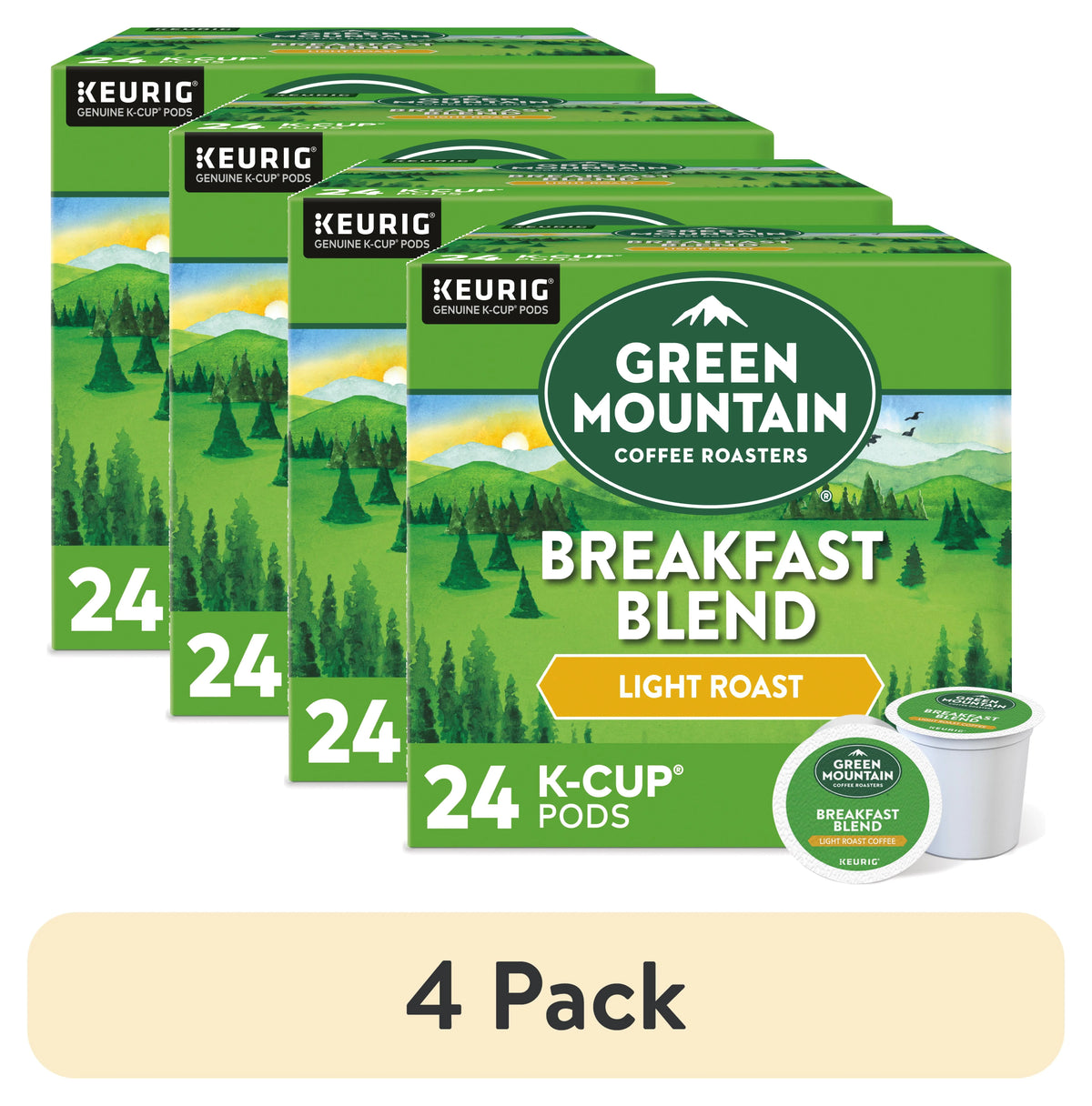 Light Roast K-Cup Coffee Pods, 24 Count S8089