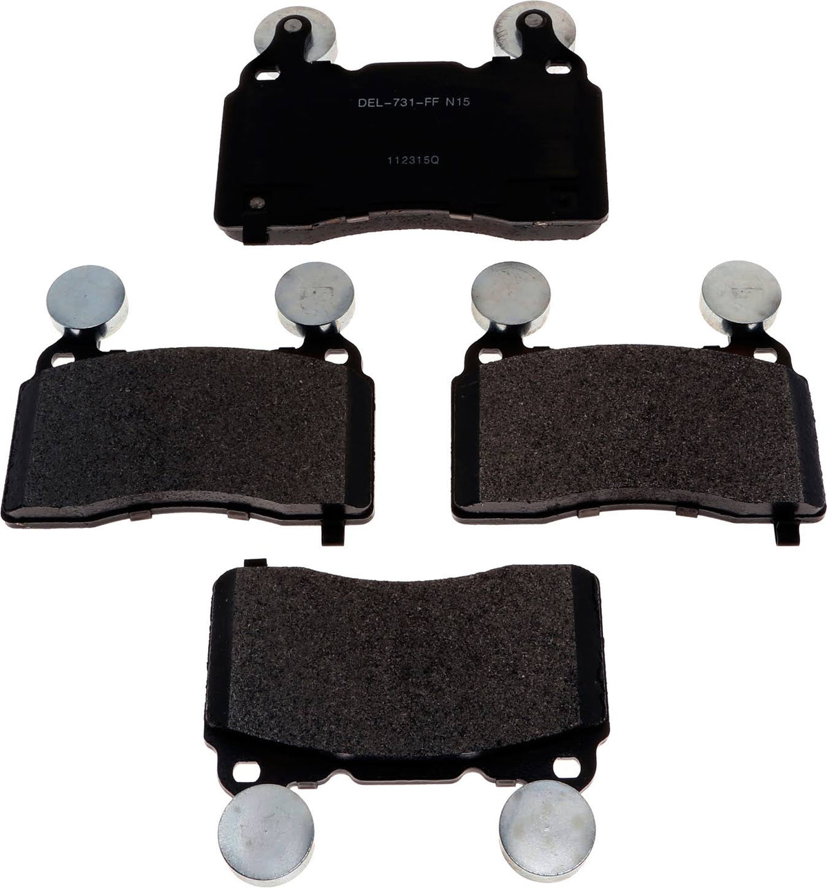 Semi-Metallic Front Disc Brake Pad Set B655297