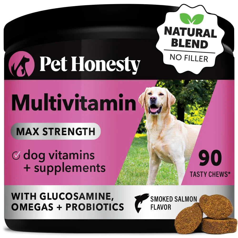 Dog Multivitamin 15 in 1 Fish Oil Glucosamine Probiotics U64111