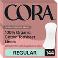 Ultra Thin Unscented No Wings Organic Cotton Liners 144 T95426