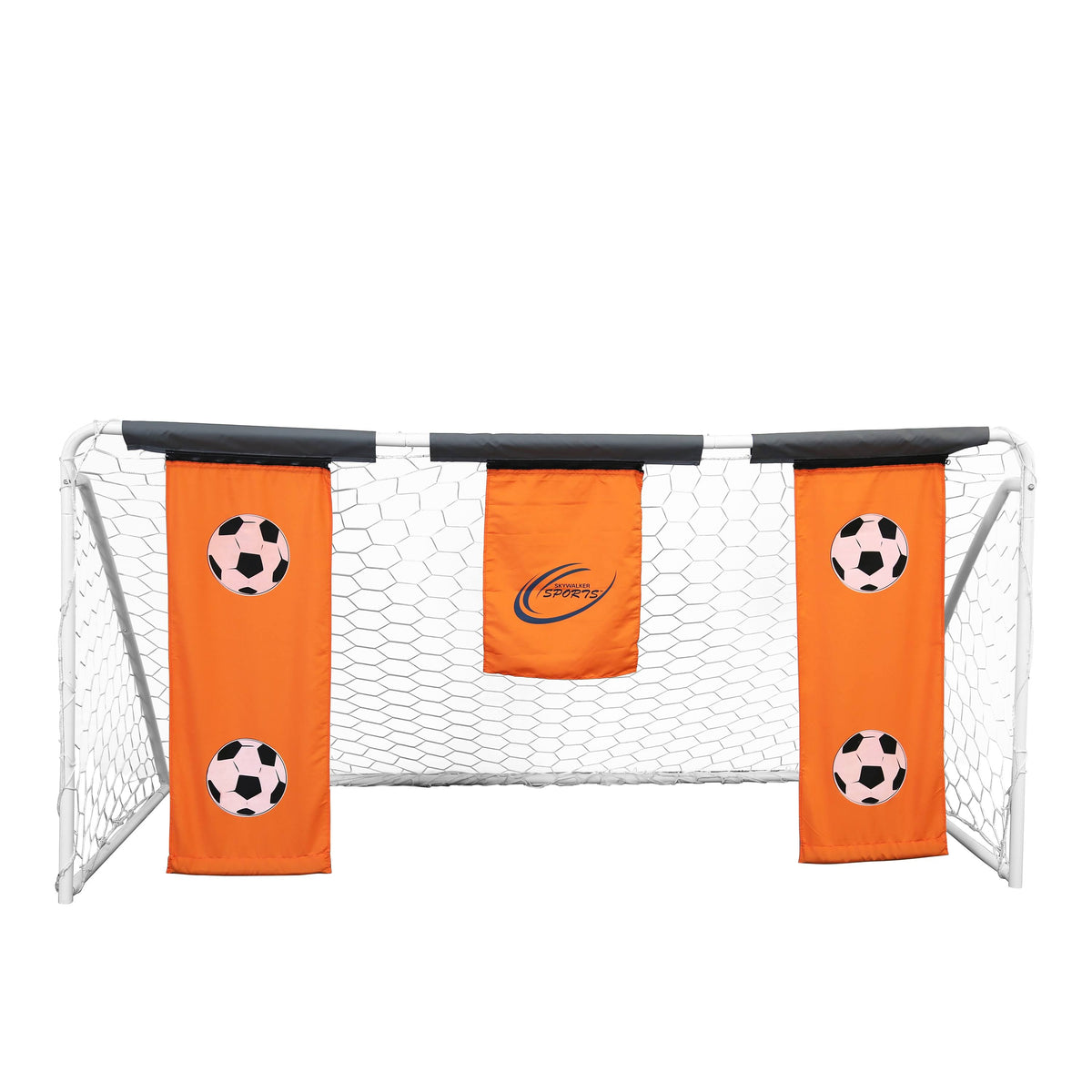 9' x 5' Soccer Goal with Practice Banners P411835