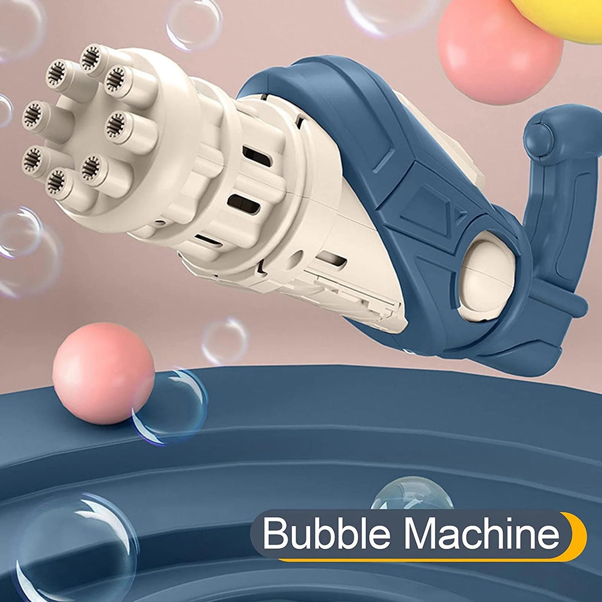 Bubble Machine 8-Hole Bubble Blower Automatic Electric 40ML S534