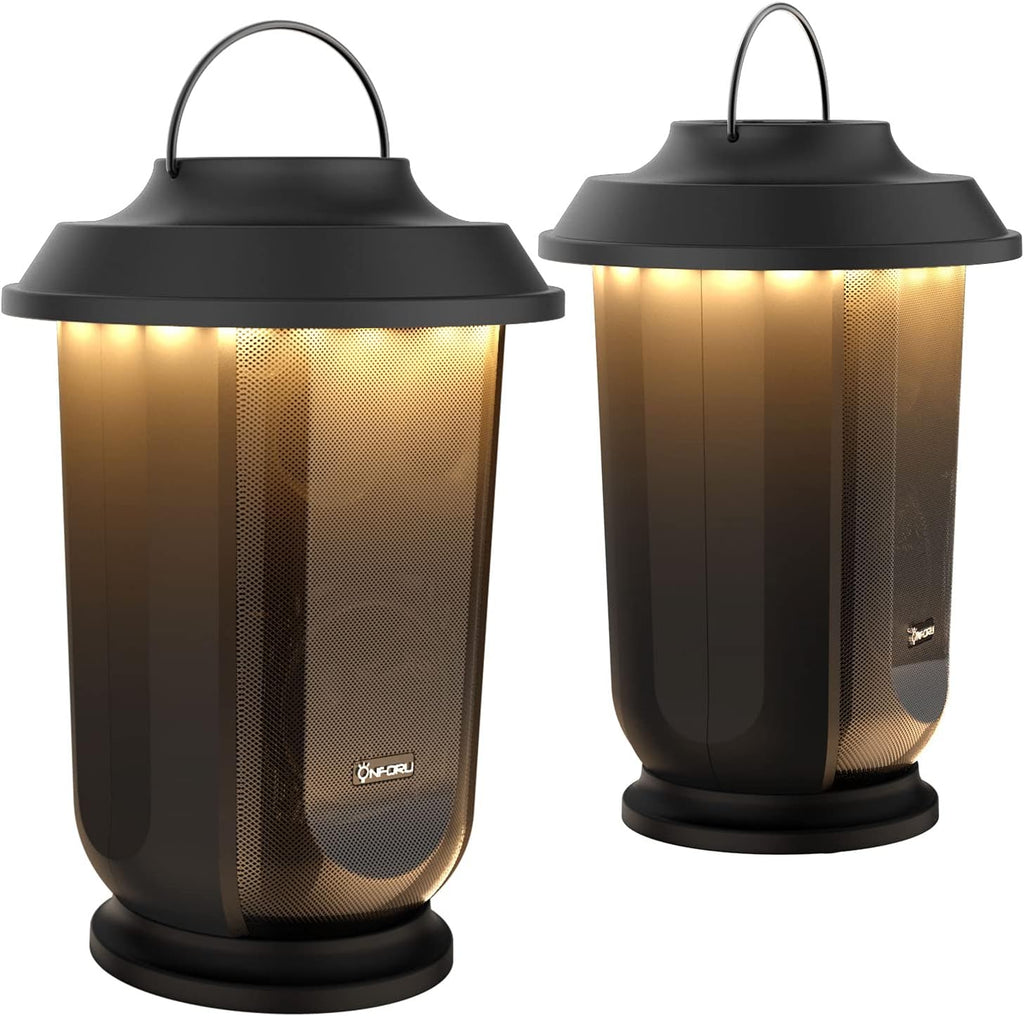 2 Pack Bluetooth 5.0 Wireless Party Speakers with LED Lights R7862