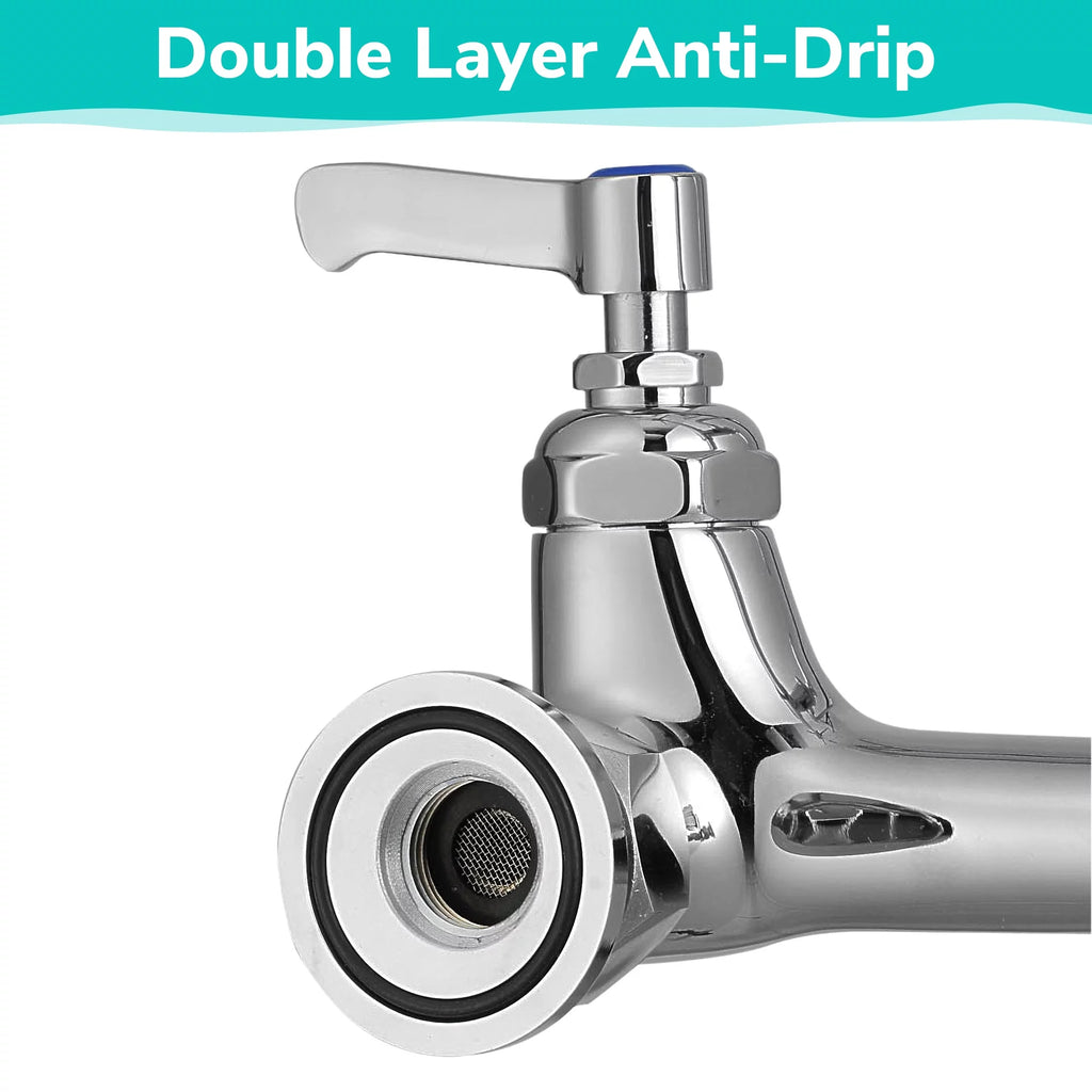 Pull Down Commercial Kitchen Faucet with 12" Add-On Faucet Kit W686737