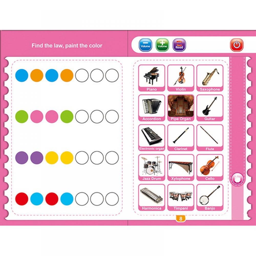 Sound Book for Children English Letters & Words Educational Toys Q58951