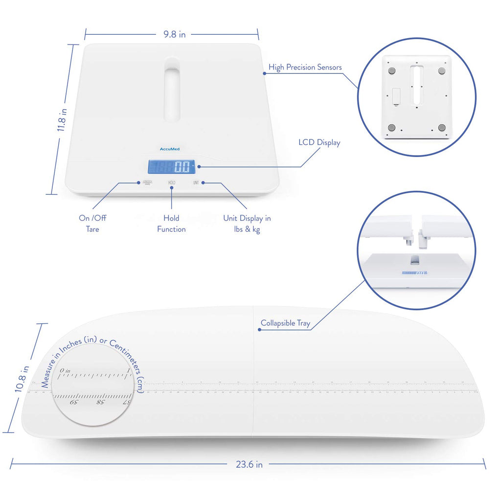Digital Baby Scale with Blue Backlight M3420