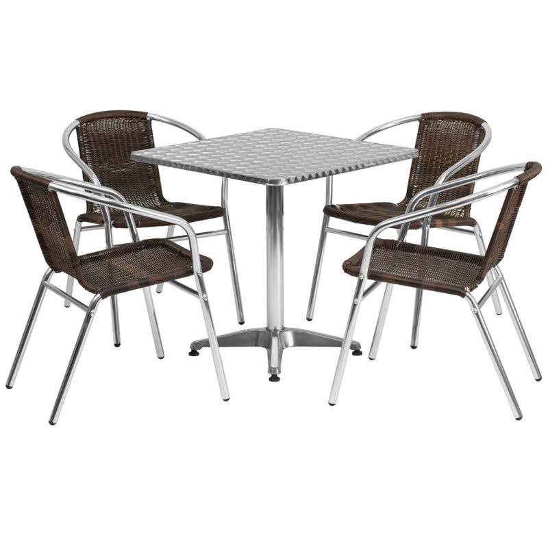 5-Piece Square Patio Dining Set J7134