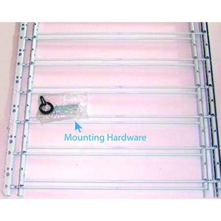 White 6 Bar Window Guards, Case of 2 B61067