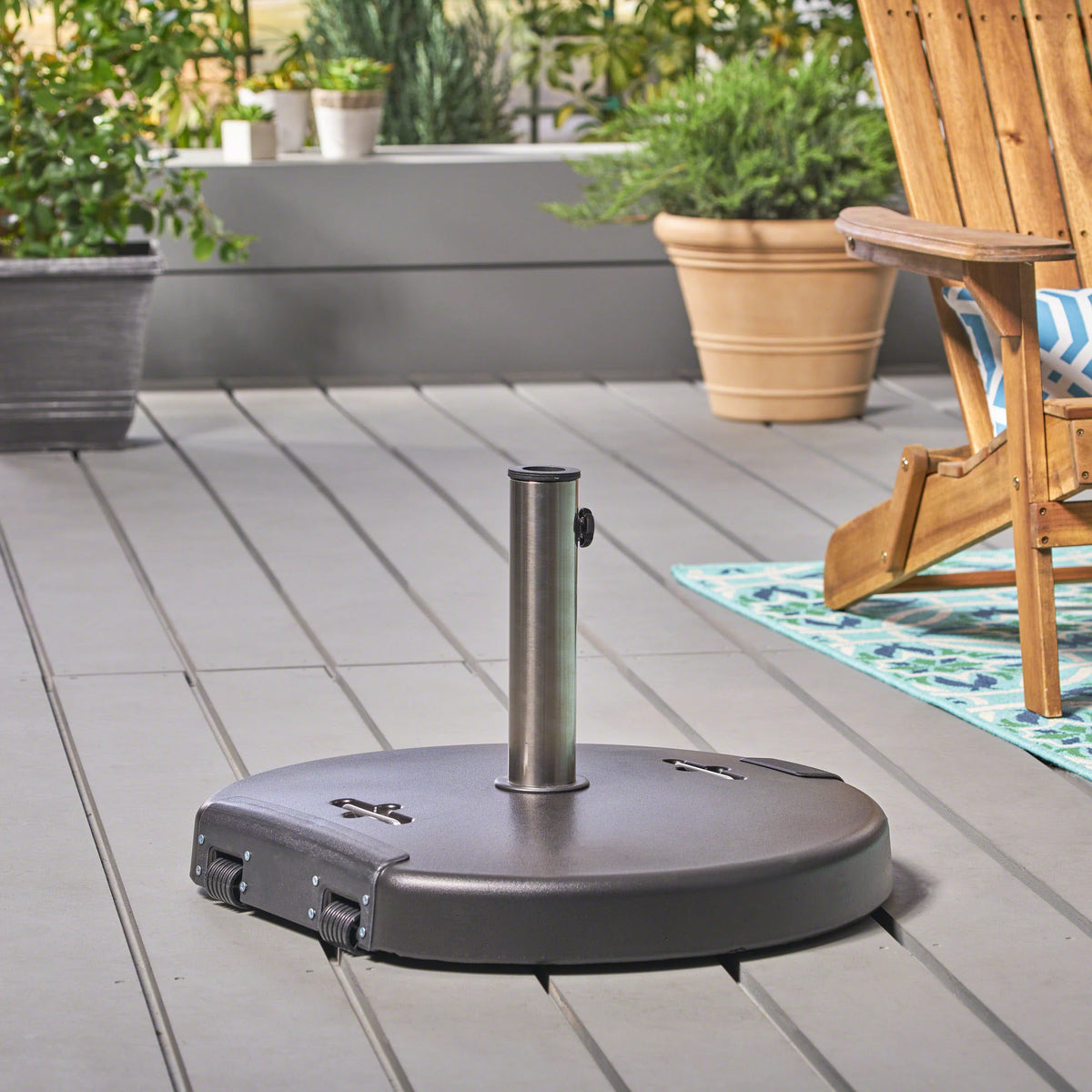 132lb Concrete Circular Umbrella Base X4163