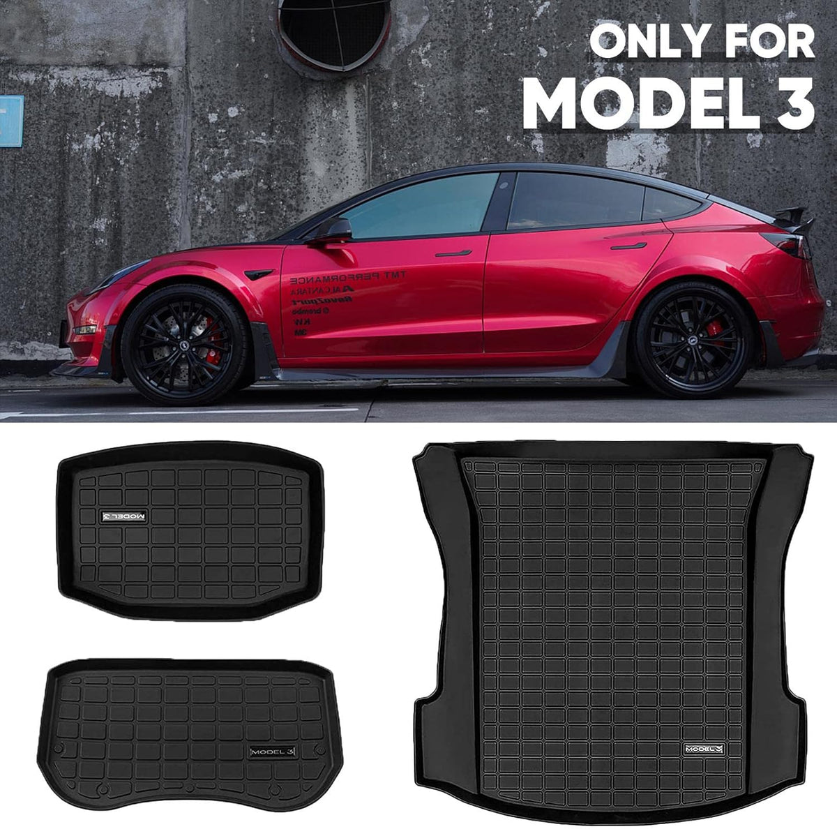 Waterproof Pet Cargo Cover Mat for Tesla Model Y L799